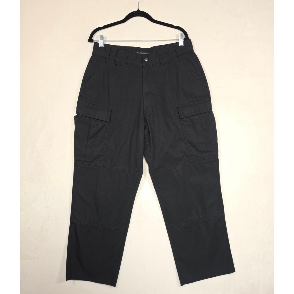 5.11 Tactical Cargo Pants Mens 35 Black‎ Ripstop Utility Gorpcore 33x27 READ